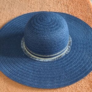 Sunhat Rampage Navy Blue Wide-Brim sun Hat
